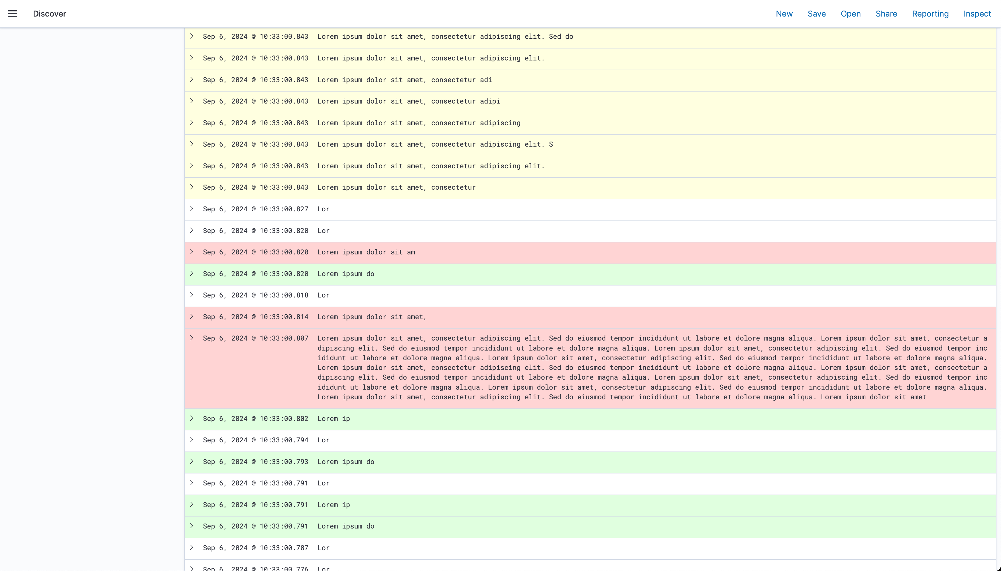 KibanaRowColorizer in action